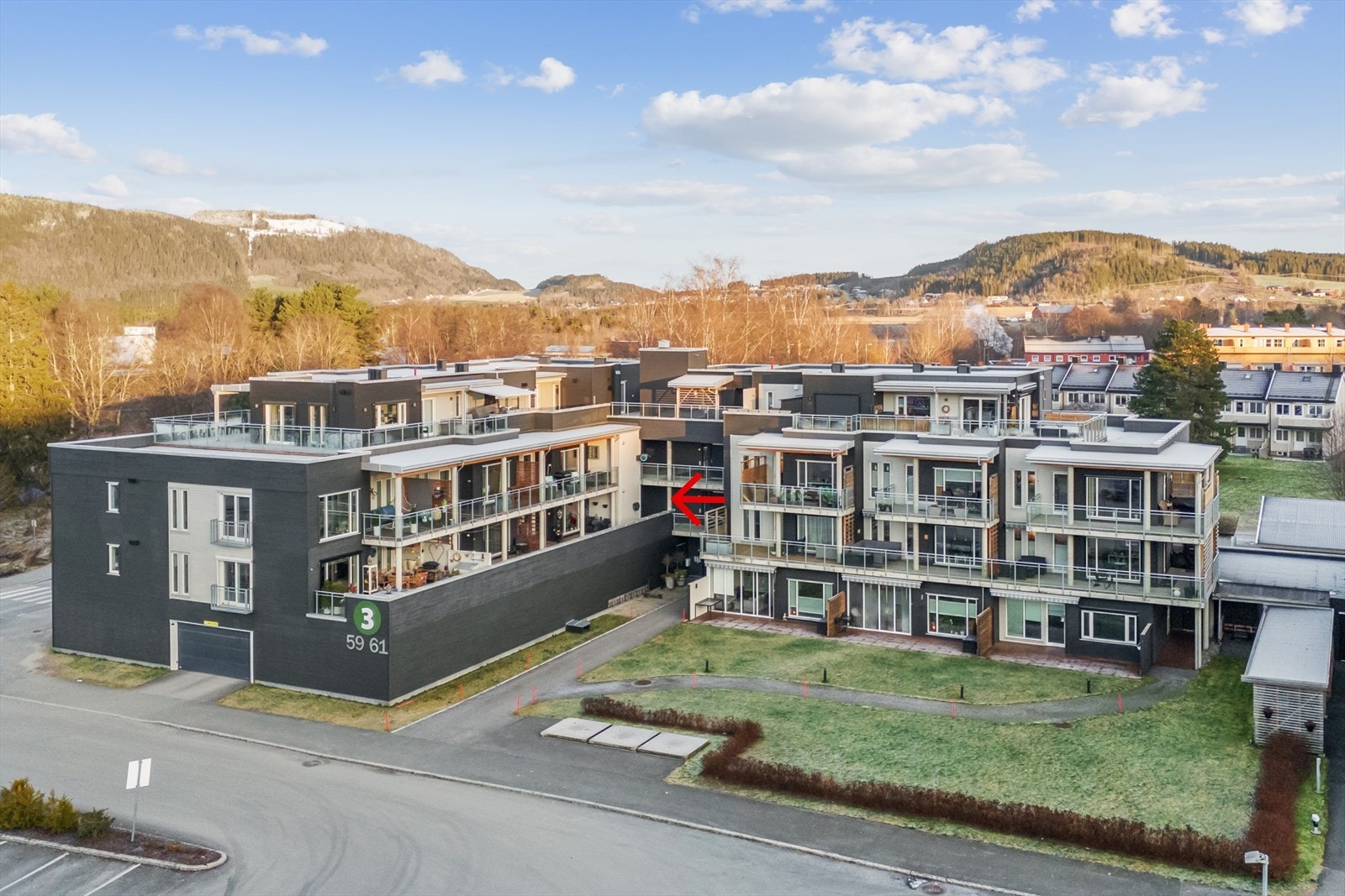 Like ved skole/idrettanlegg og butikker Galleribilde