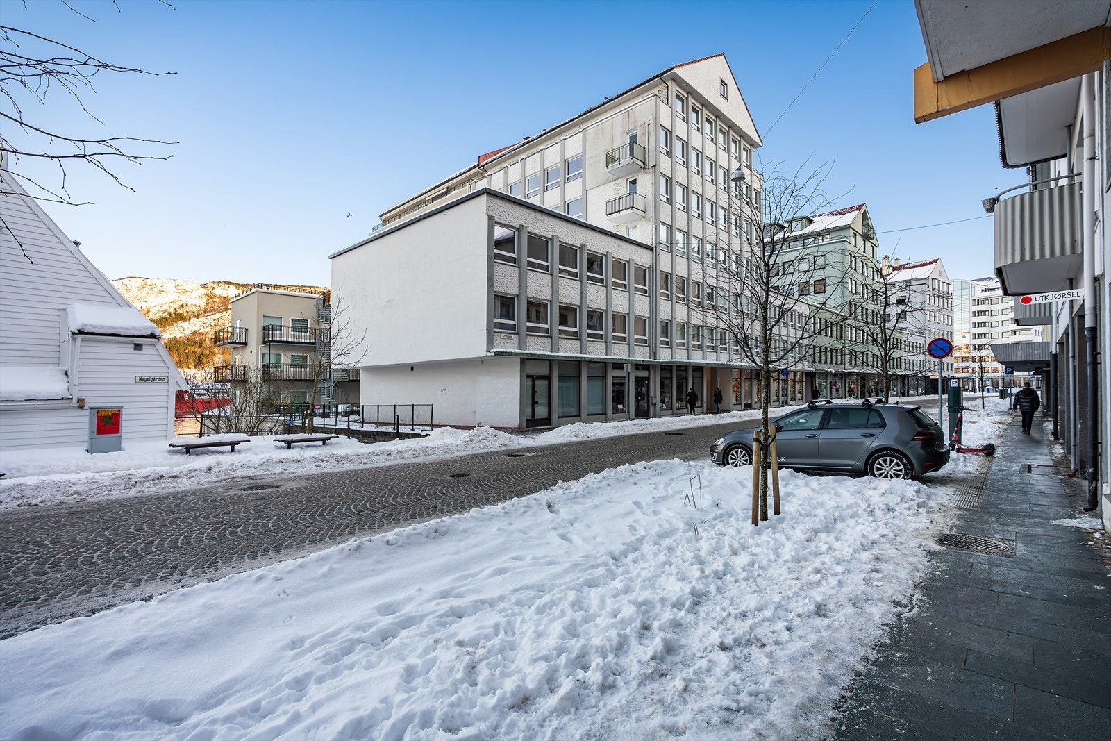- Strandg 225 borettslag består av 27 leiligheter og en næringsseksjon - Galleribilde