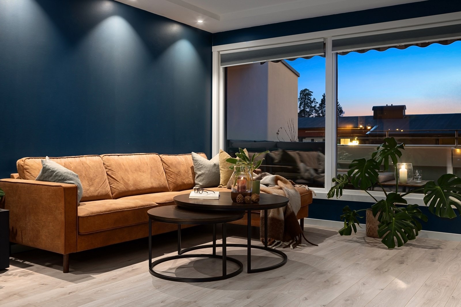 Stue kveld Galleribilde