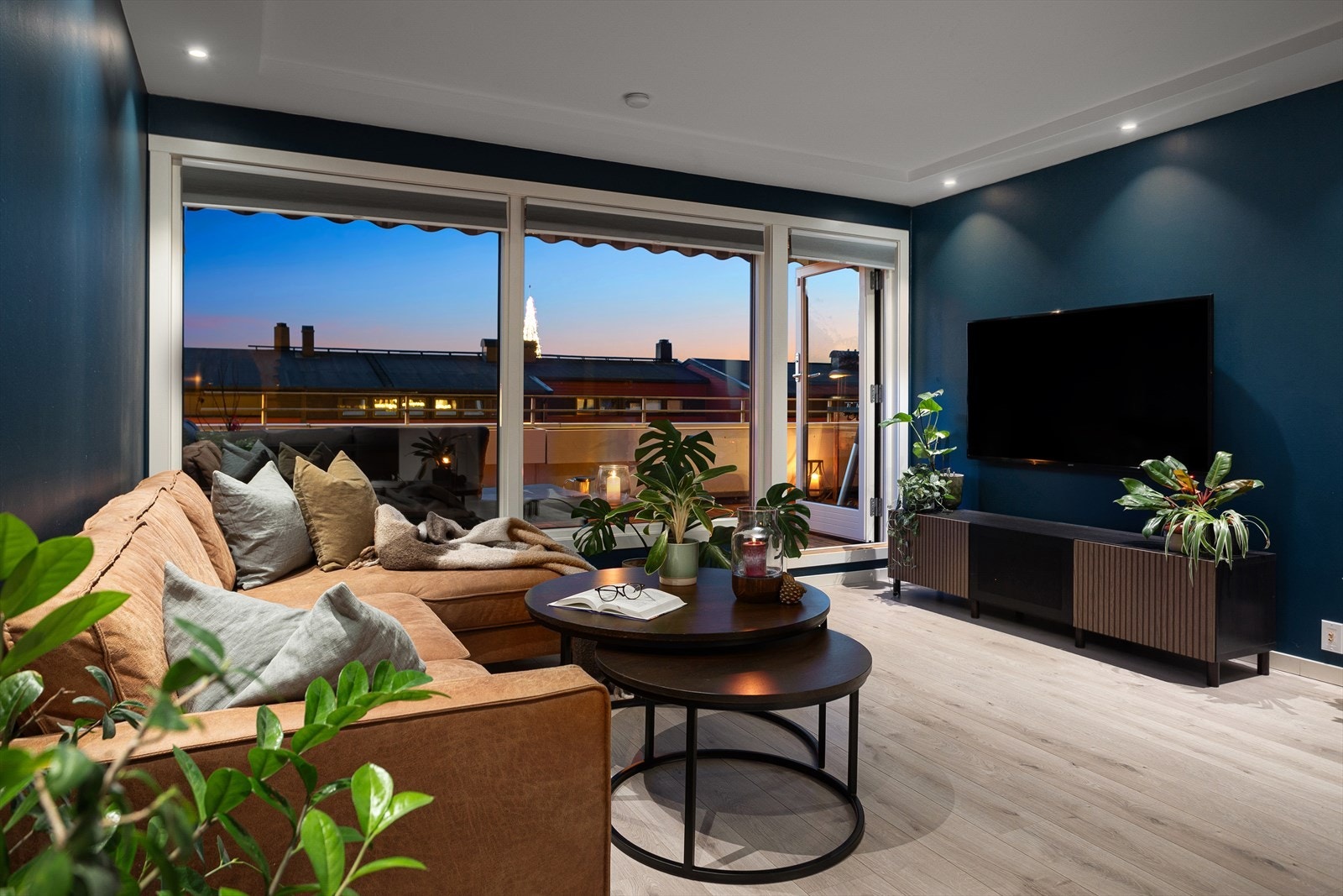 Stue kveld Galleribilde