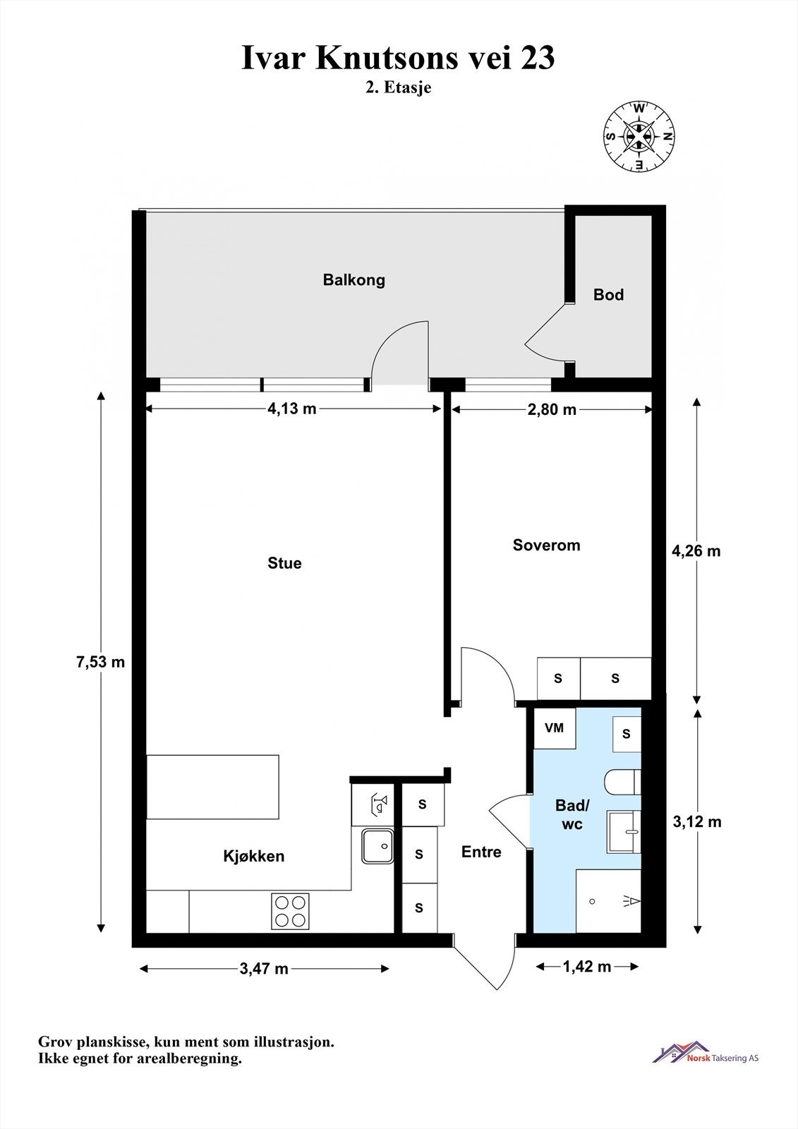 Plantegning Galleribilde