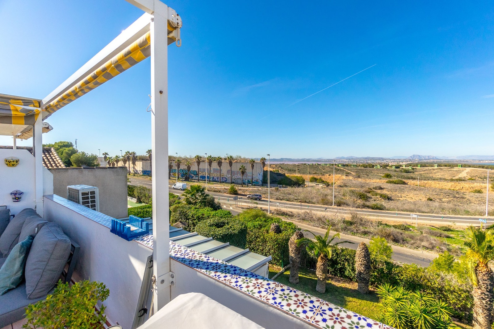 Nydelig utsikt fra takterrassen Galleribilde