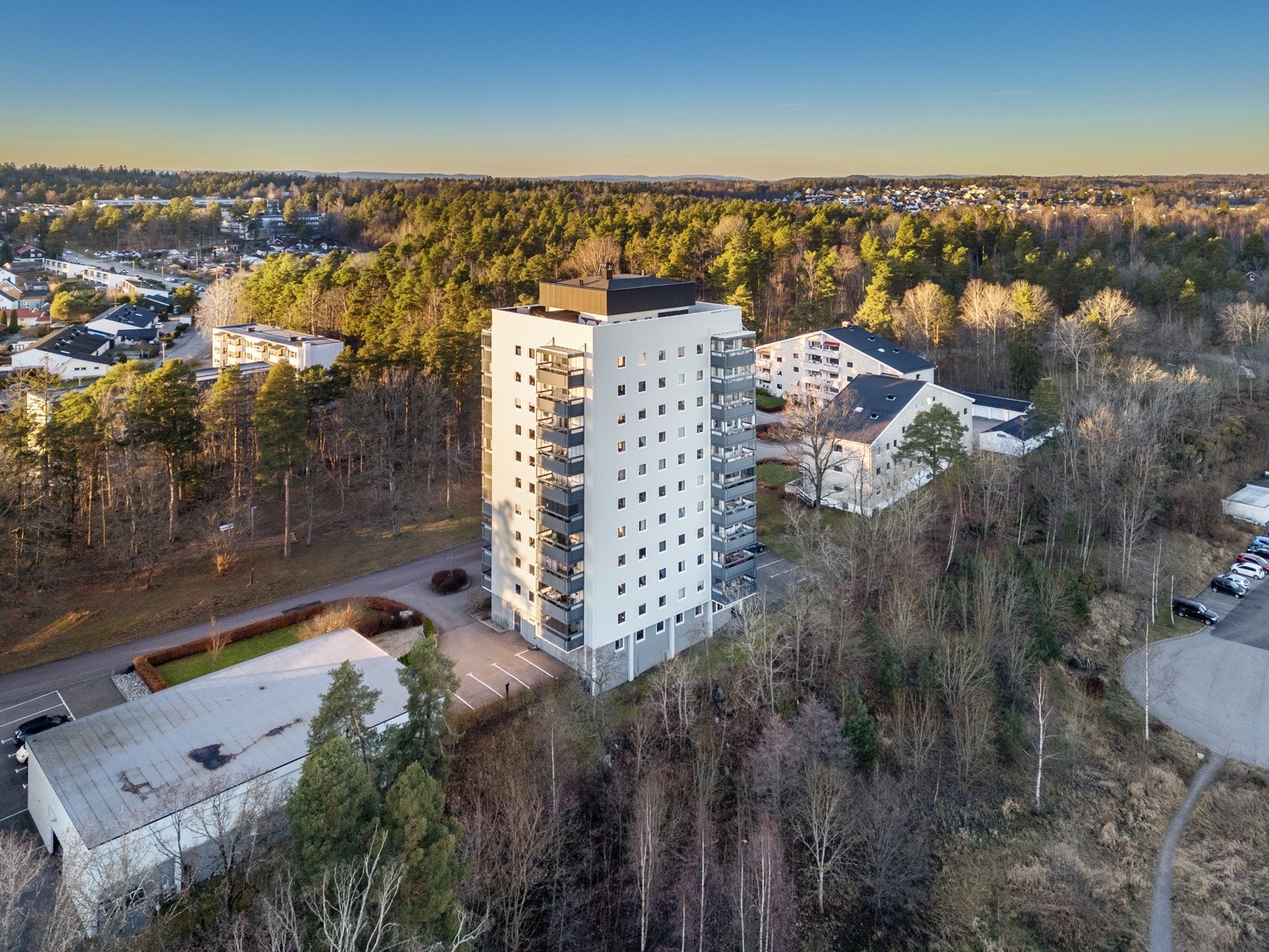 Umiddelbar nærhet til skog og fine turområder i Byskogen, Greveskogen m.m. Galleribilde