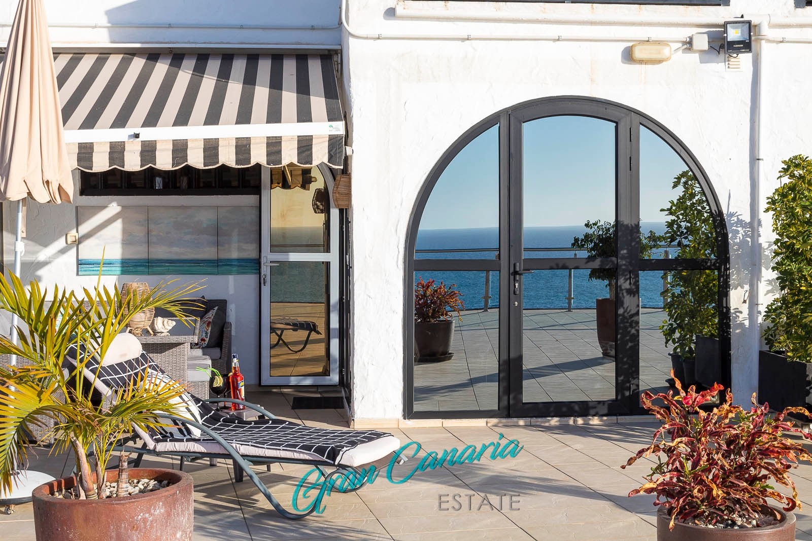 Leiligheten sett fra uteområdet Galleribilde