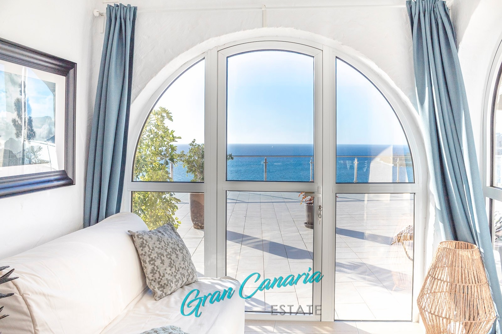 Leiligheten er syd- sydvestvendt mot Atlanterhavet Galleribilde