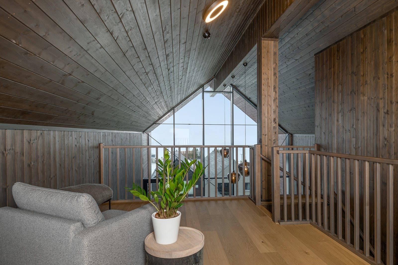 Loftstuen kan innredes i ulike soner Galleribilde