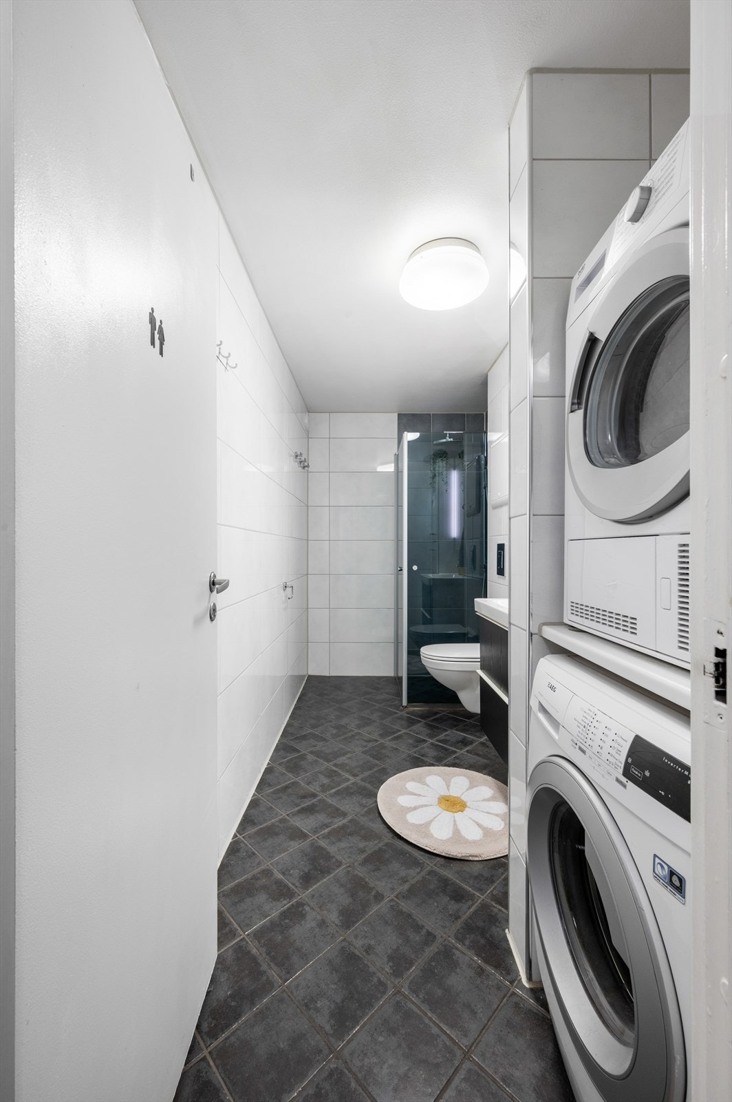 - Det er også opplegg for vaskemaskin - Galleribilde