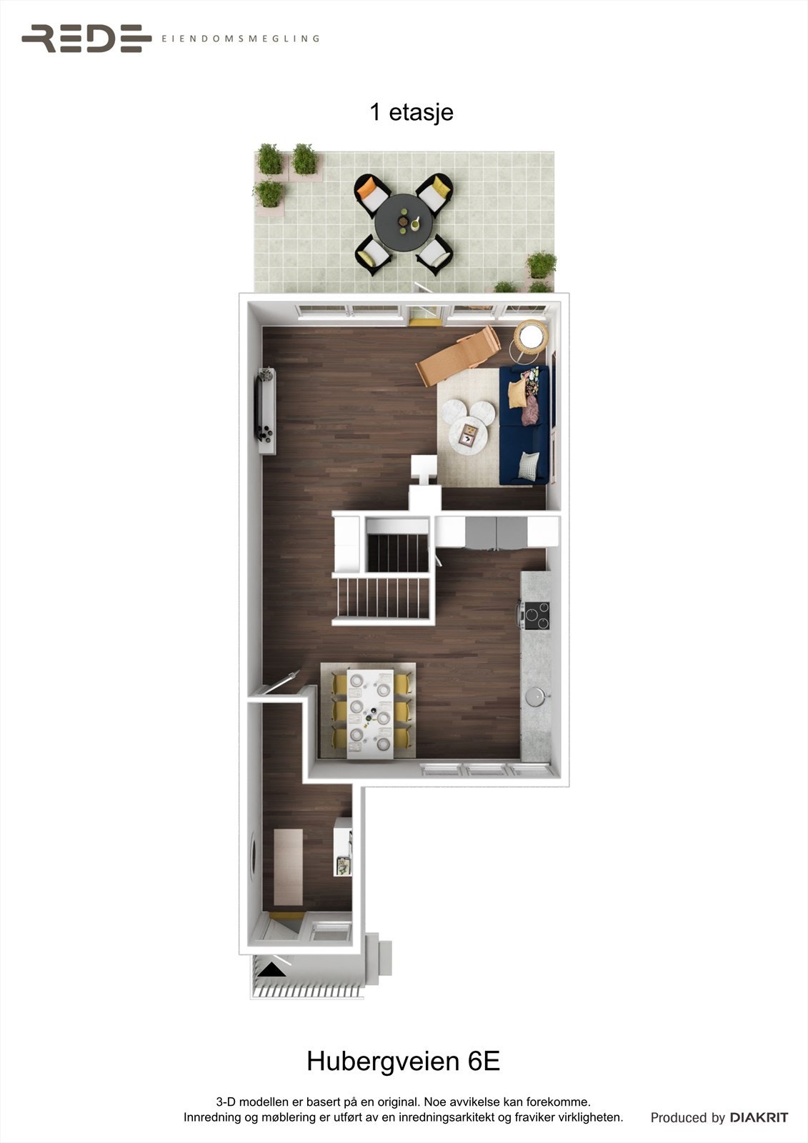 Planskisse 1. etasje Galleribilde