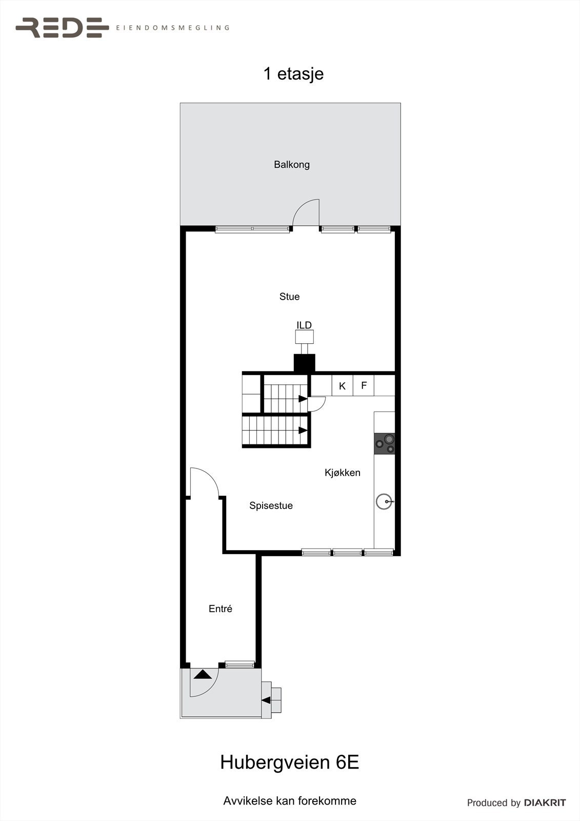 Planskisse 1. etasje Galleribilde