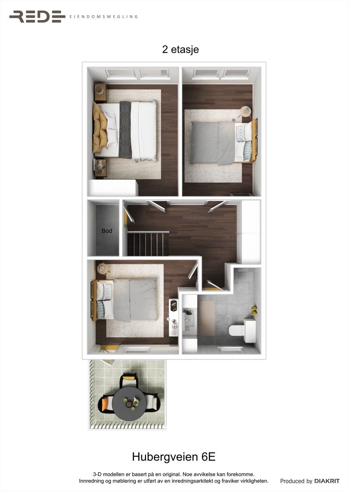 Planskisse 2. etasje Galleribilde