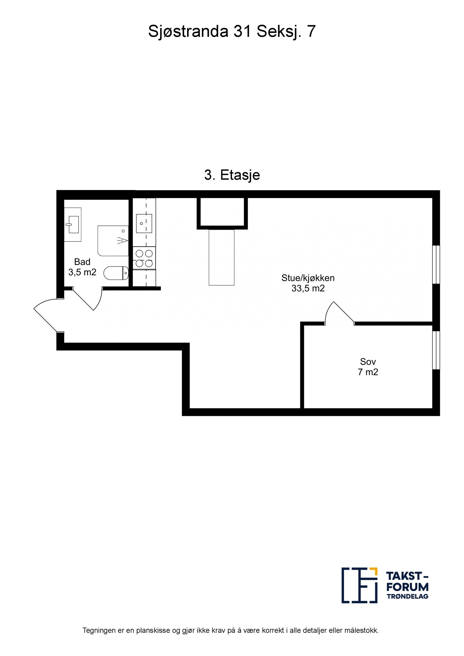 Planskisse Galleribilde