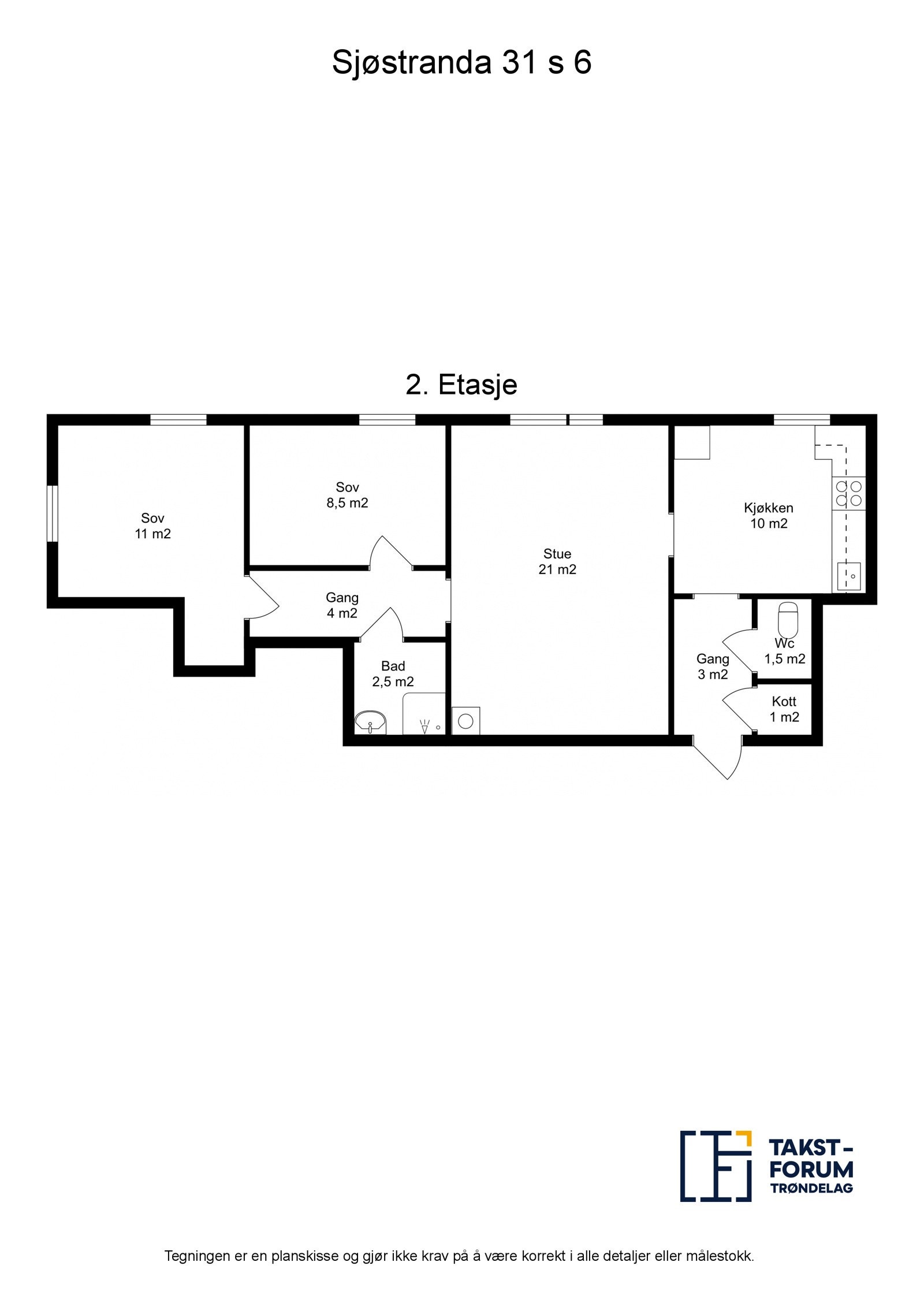 Planskisse Galleribilde