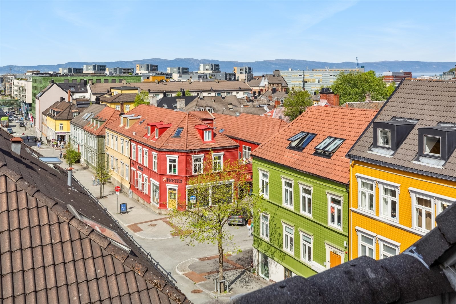 Utsiktsbilde fra sommertid Galleribilde