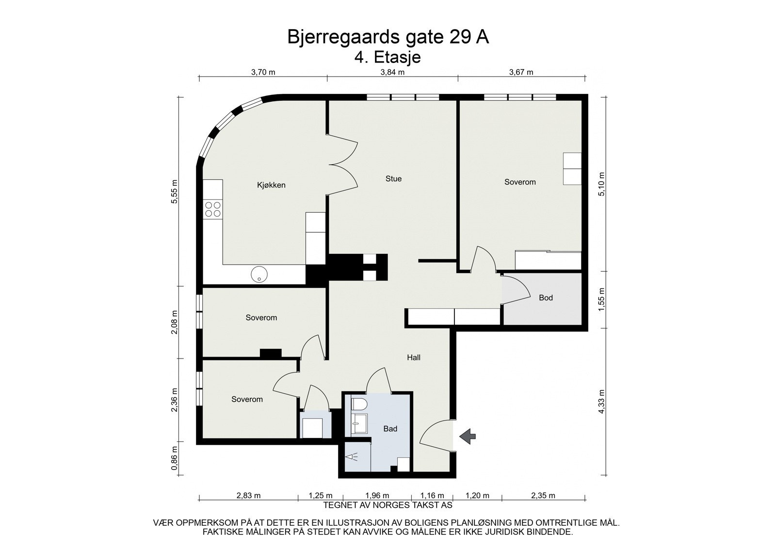 Plantegning Galleribilde