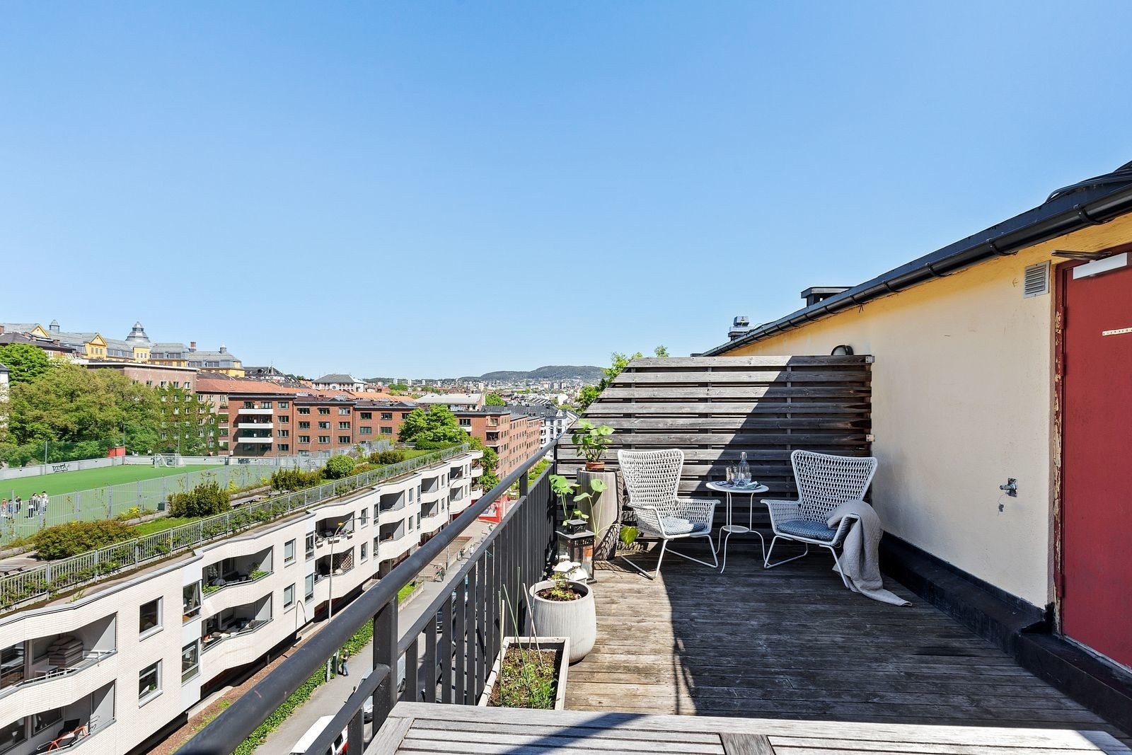 Felles takterrasser. Galleribilde