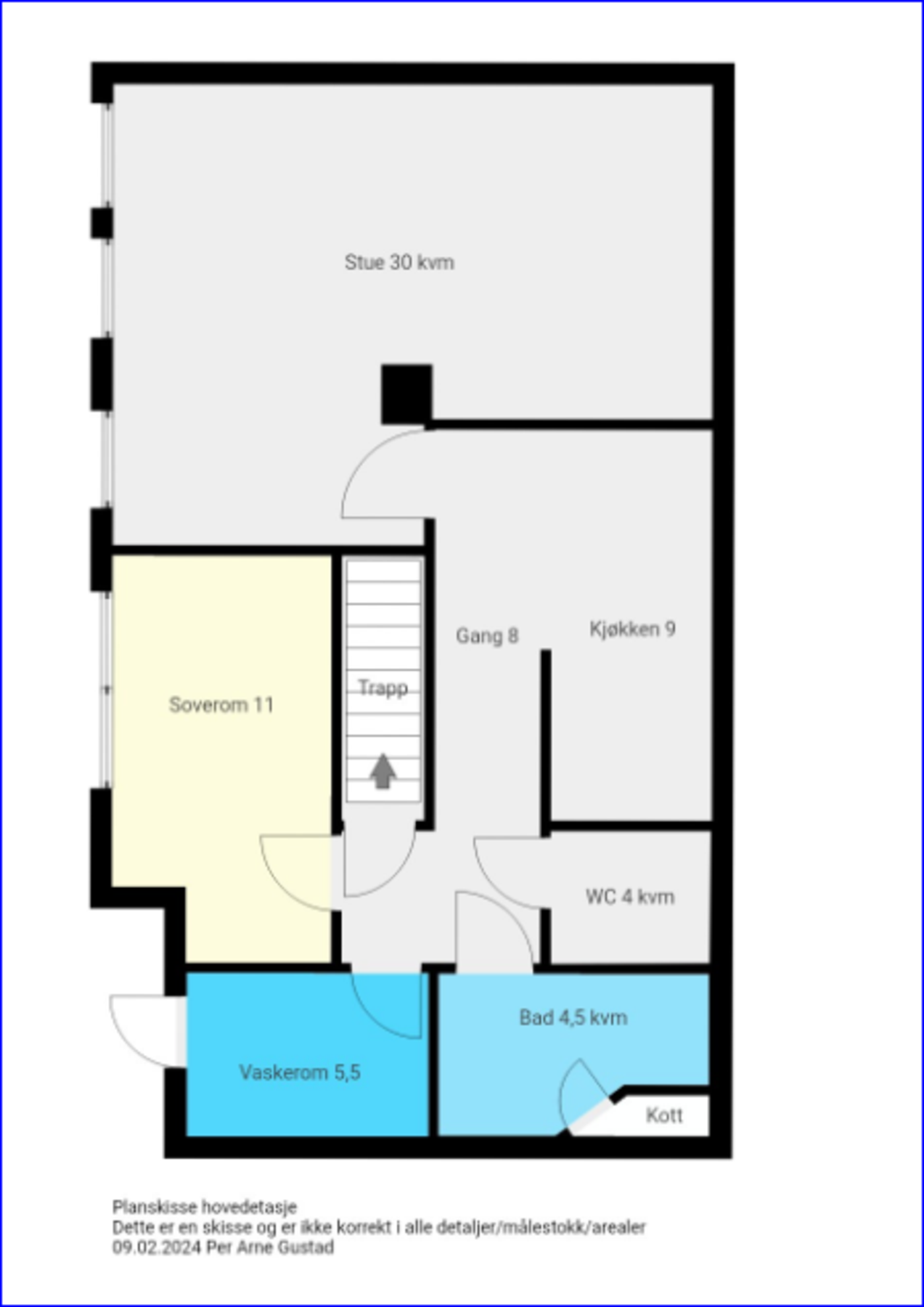 Planskisse Underetasje Galleribilde