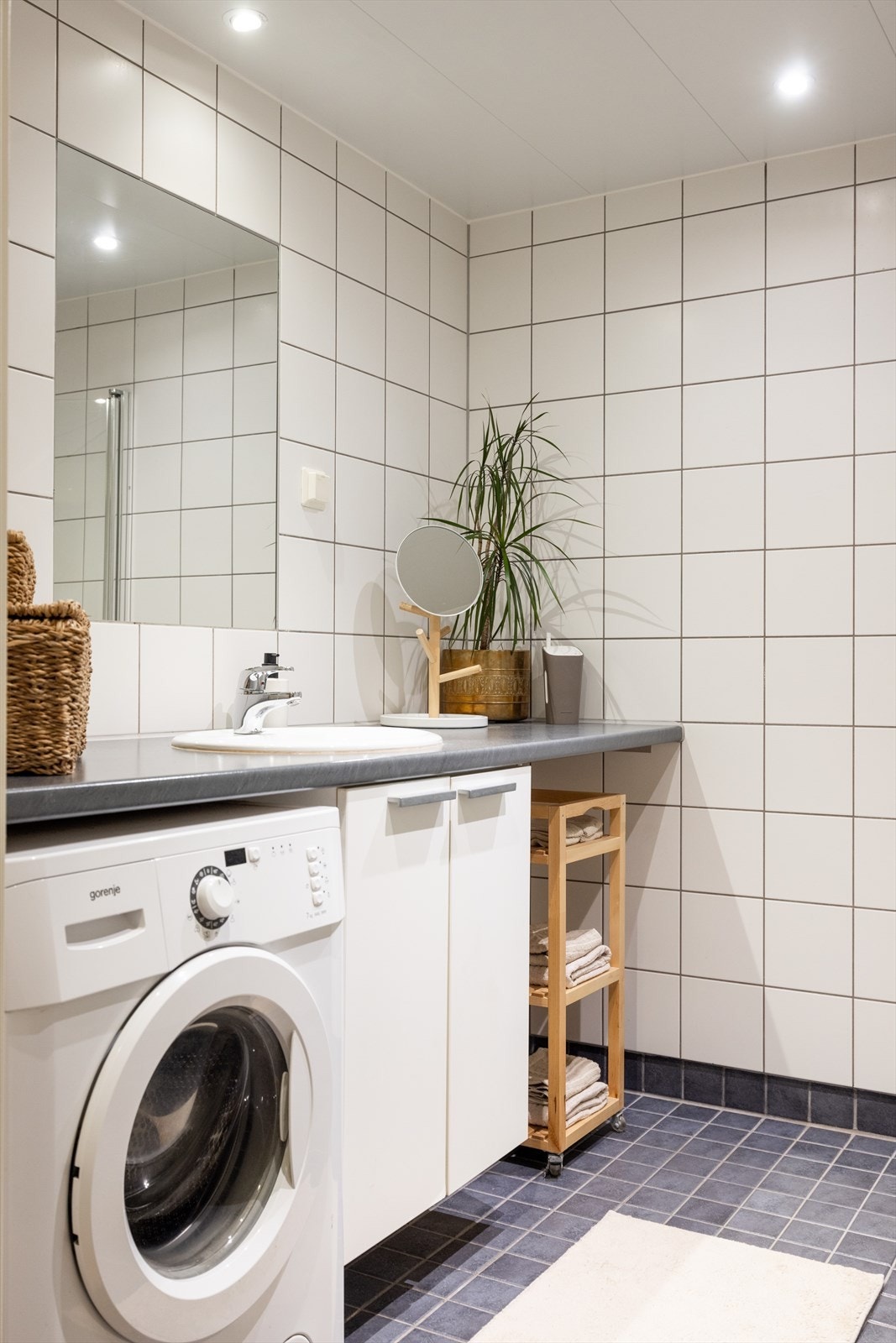 - Opplegg for vaskemaskin. Balansert ventilasjon - Galleribilde