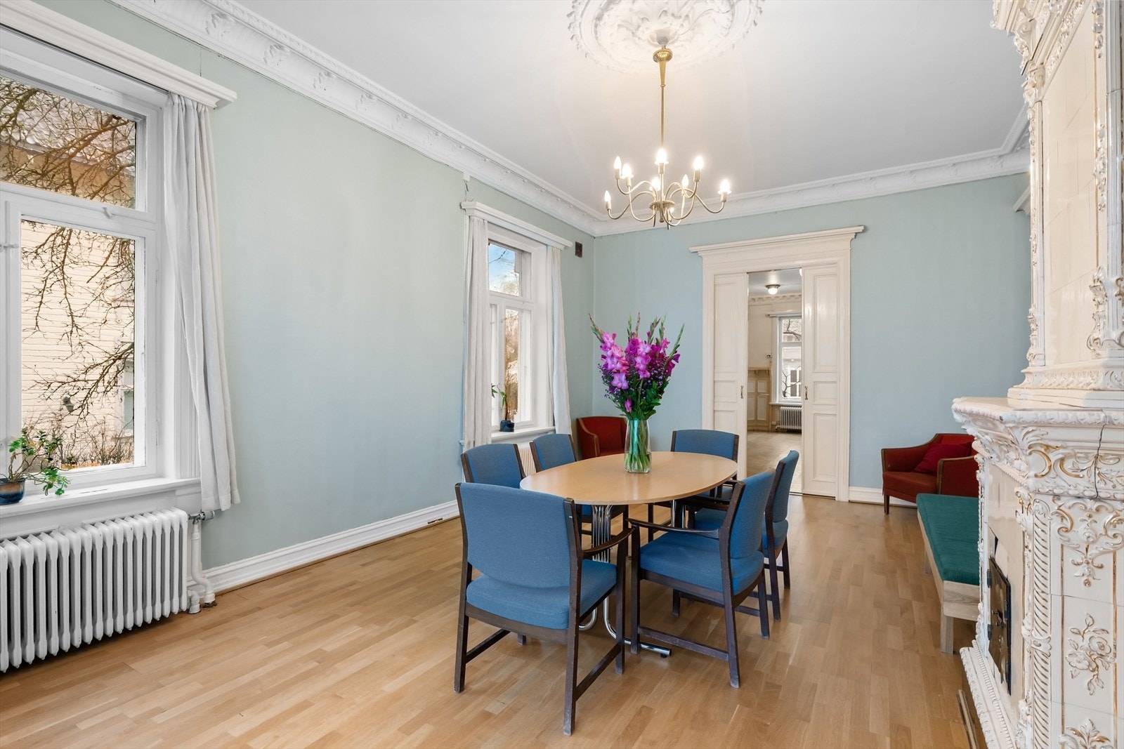 Stue 2 med kakkelovn Galleribilde