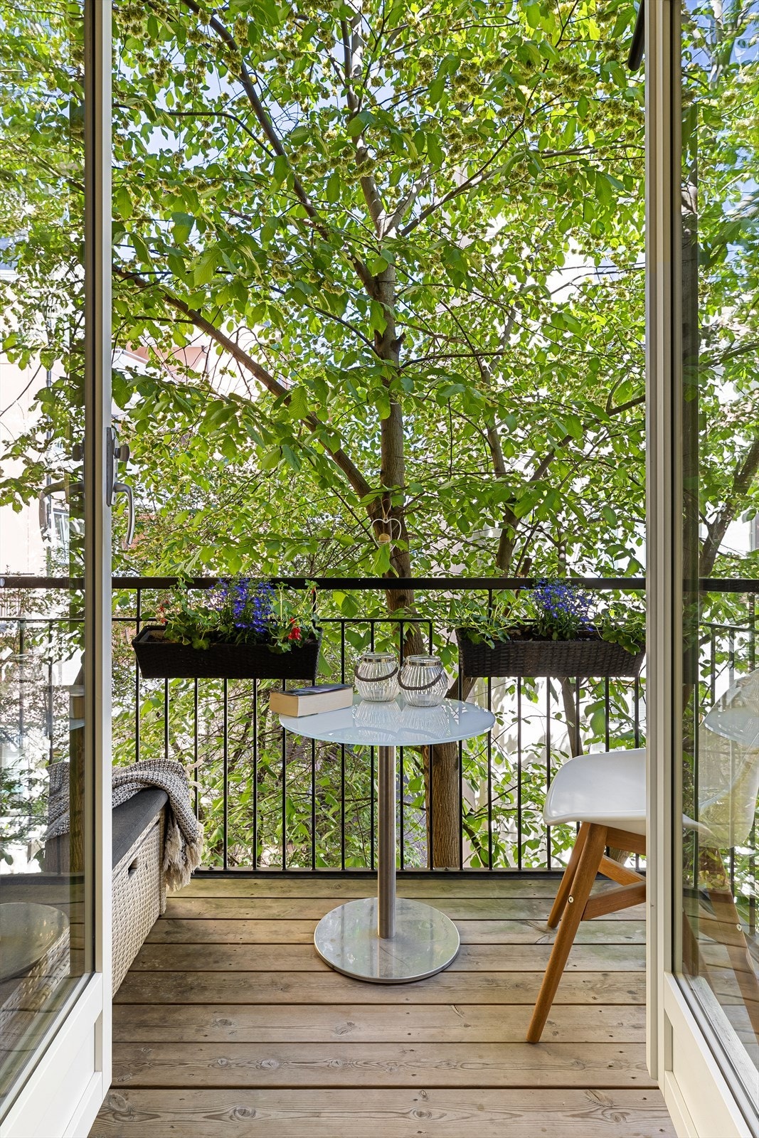 Fra soverom II er det utgang til en koselig balkong. Galleribilde