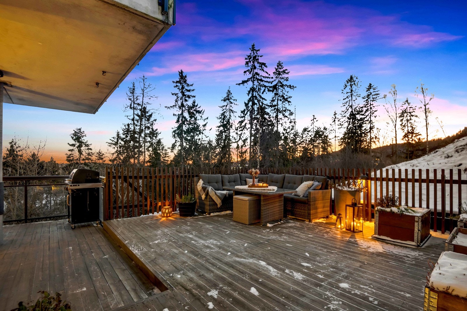 Uteplassen kan du enkelt innrede i flere soner Galleribilde