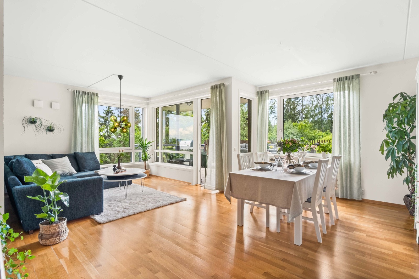 Leiligheten har en gjennomtenkt og funksjonell planløsning Galleribilde