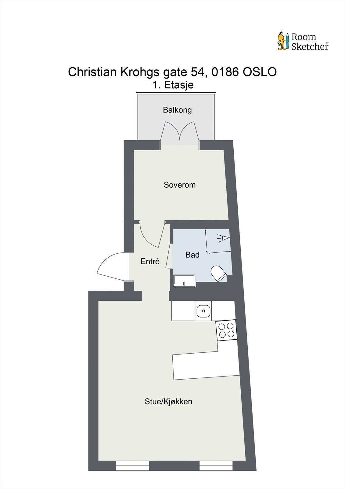 Plantegning - CK54 Galleribilde