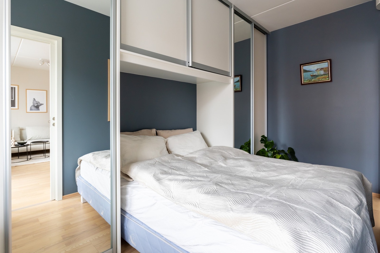 Soverommet er vendt mot egen balkong, så her er lagt til rette for en god natt med søvn. Galleribilde