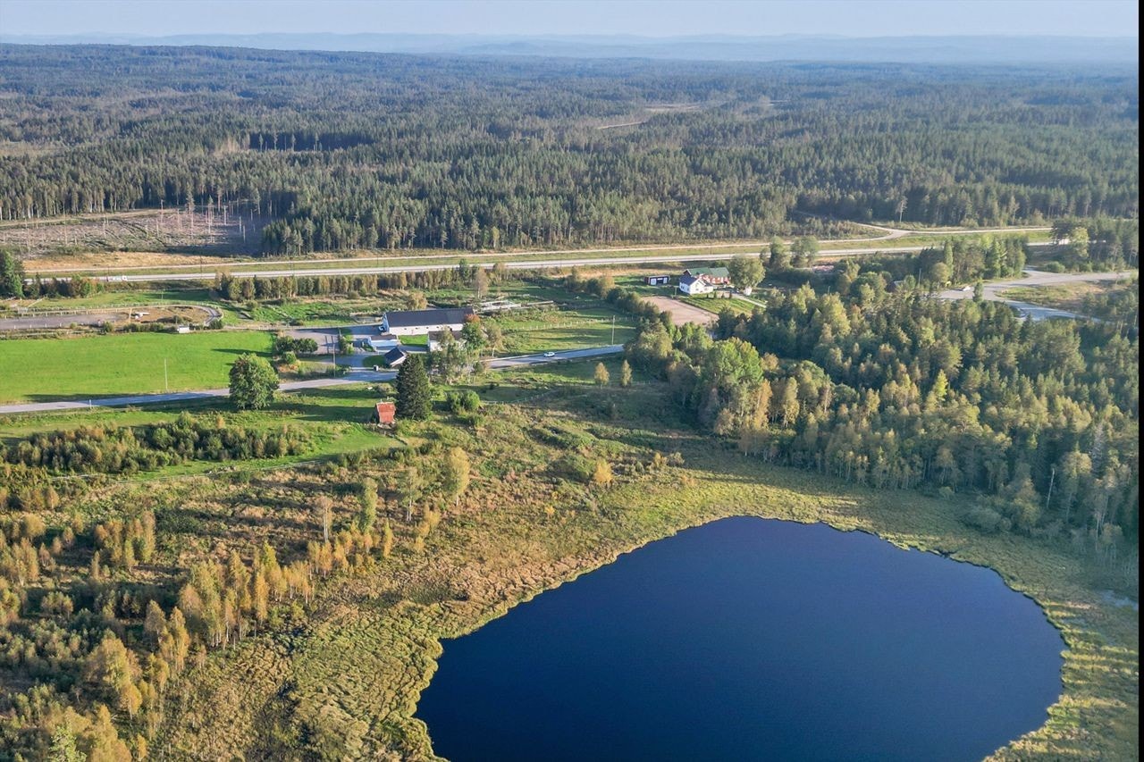Oversiktsbilde fra nord med Ebrutjernet i forgrunnen Galleribilde