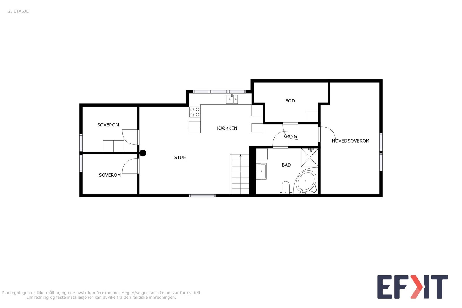 Plantegning 2. etg. Galleribilde
