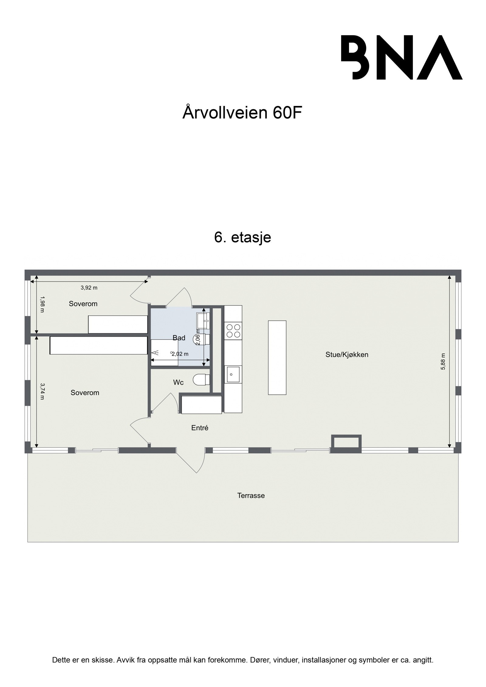 Plantegning Galleribilde