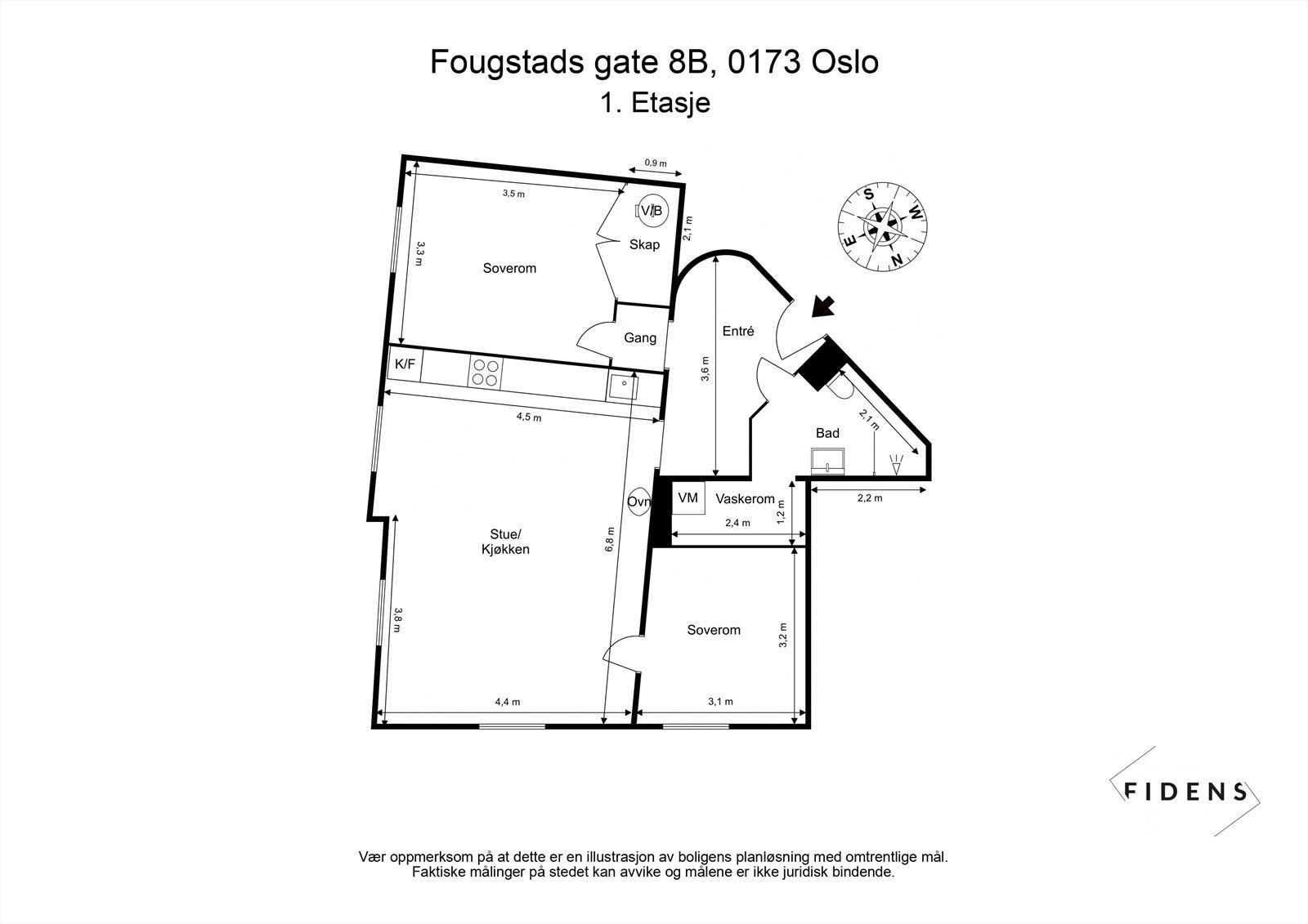 Plantegning Galleribilde