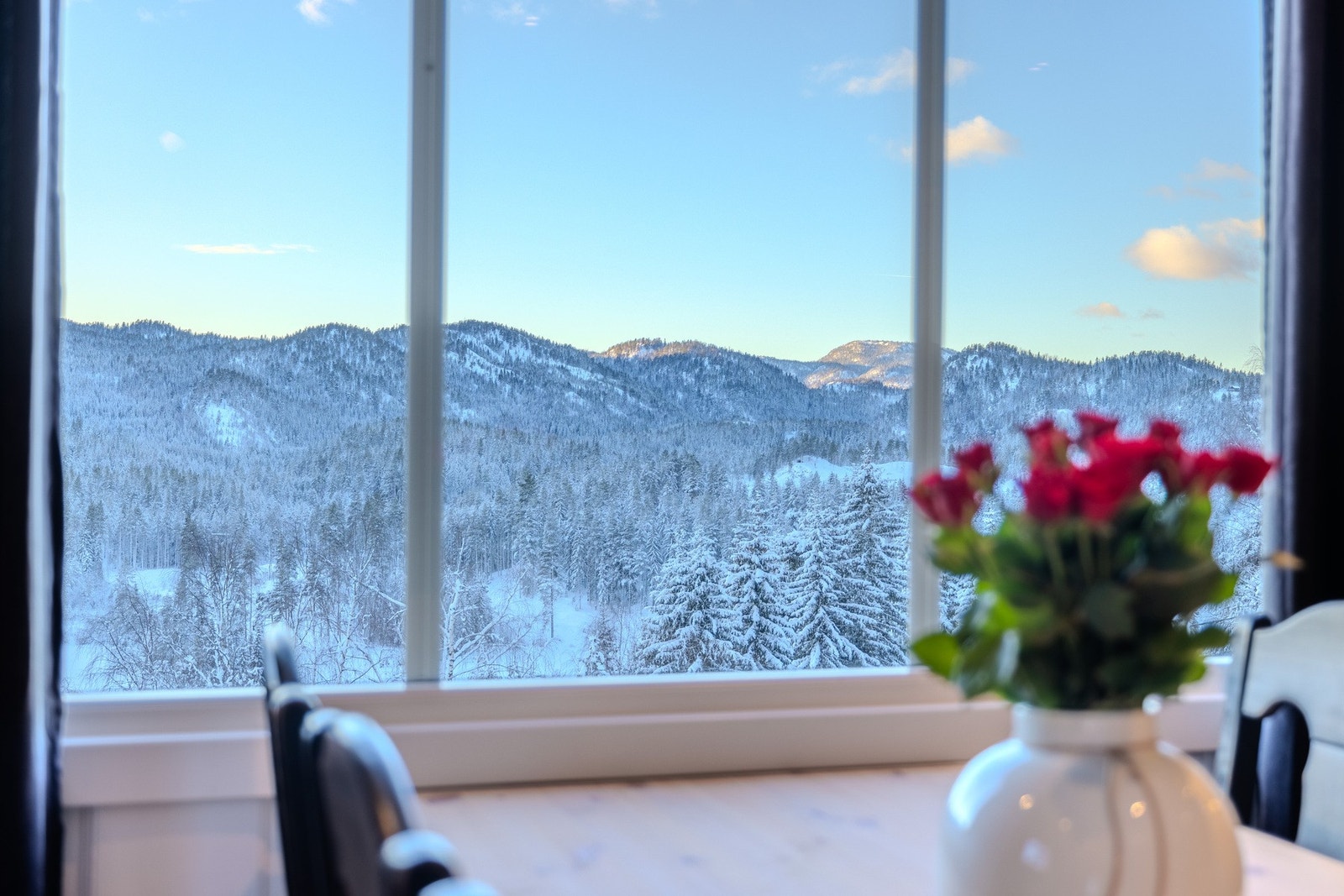 Her kan man nyte middagen med en fantastisk utsikt. Galleribilde