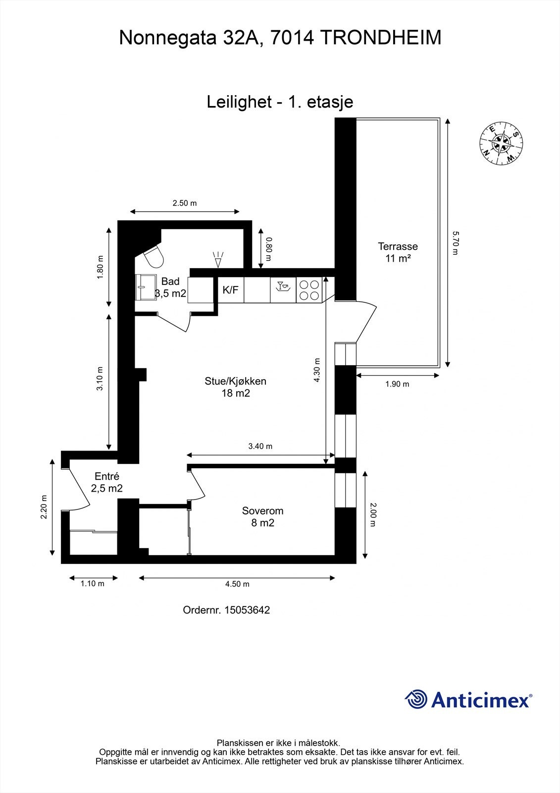 Planskisse. Galleribilde