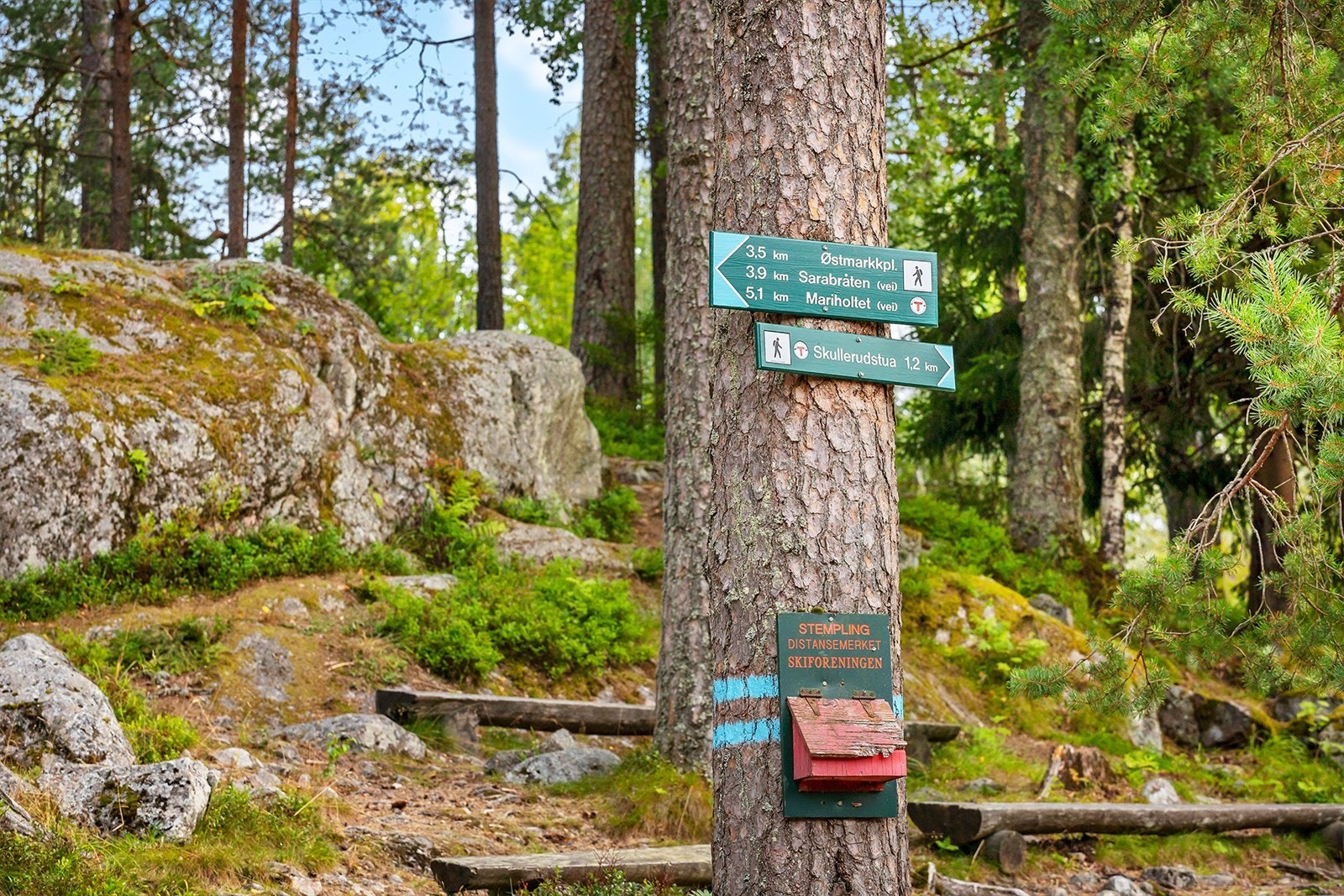 Nærhet til flotte tur og rekreasjonsmuligheter i Østmarka. Galleribilde