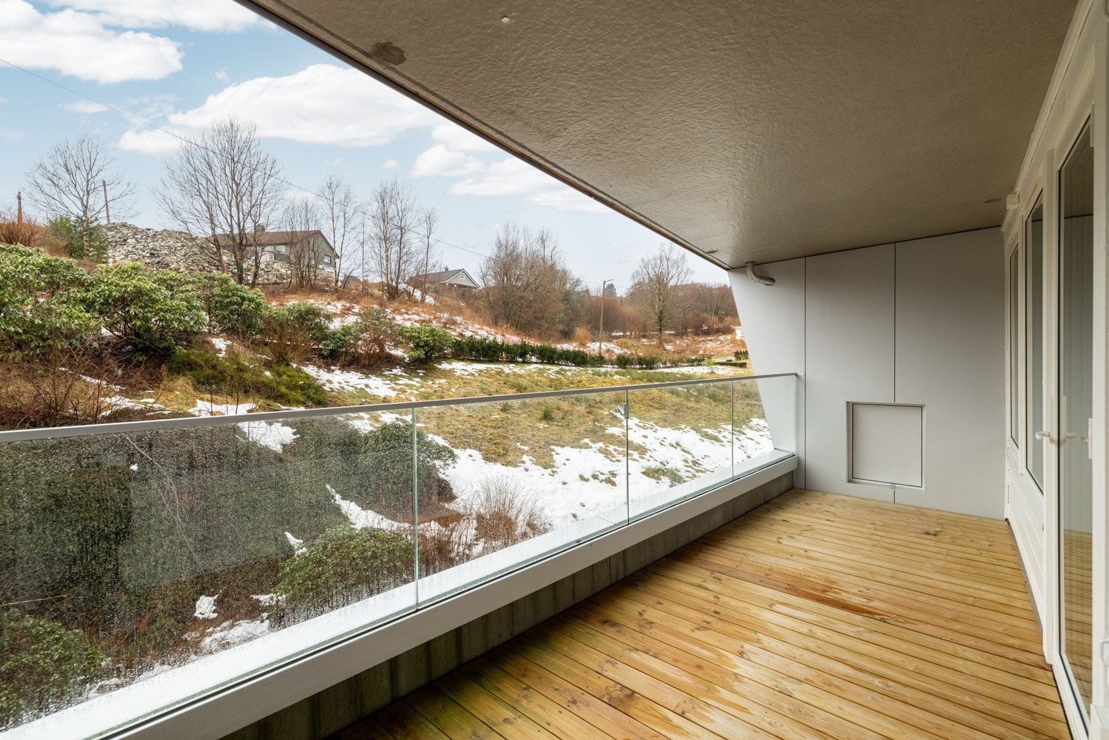 Her har man en usjenert balkong, hvor man virkelig kan nyte fine dager. Galleribilde