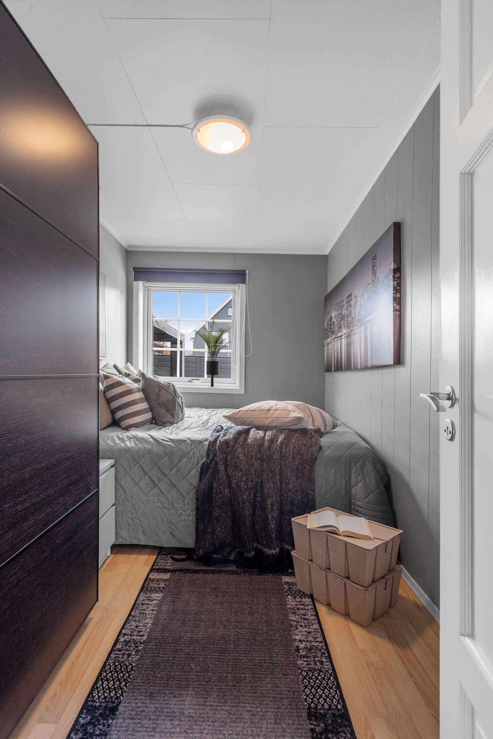 Soverom med plass til garderobeløsning Galleribilde