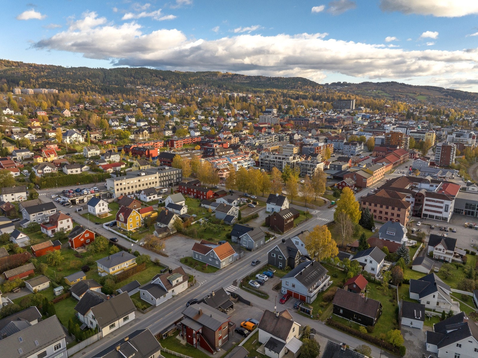 Dronefoto Galleribilde