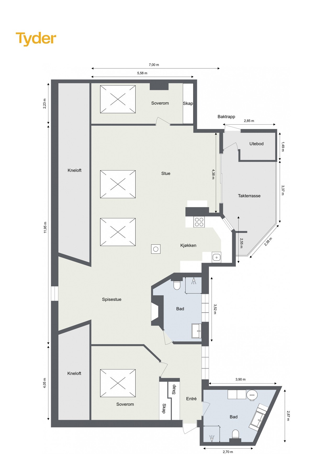 Plantegning Galleribilde