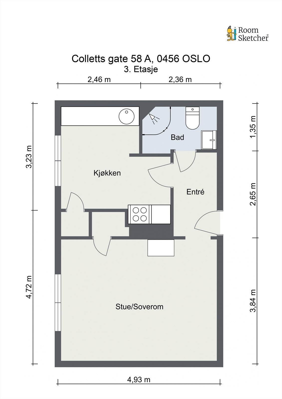 Plantegning Galleribilde