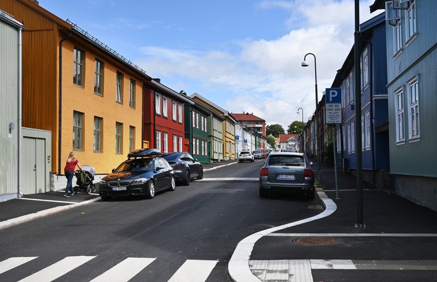 Idylliske Vålerenga er omkranset av fargerike trehus og klassiske gårder. Galleribilde