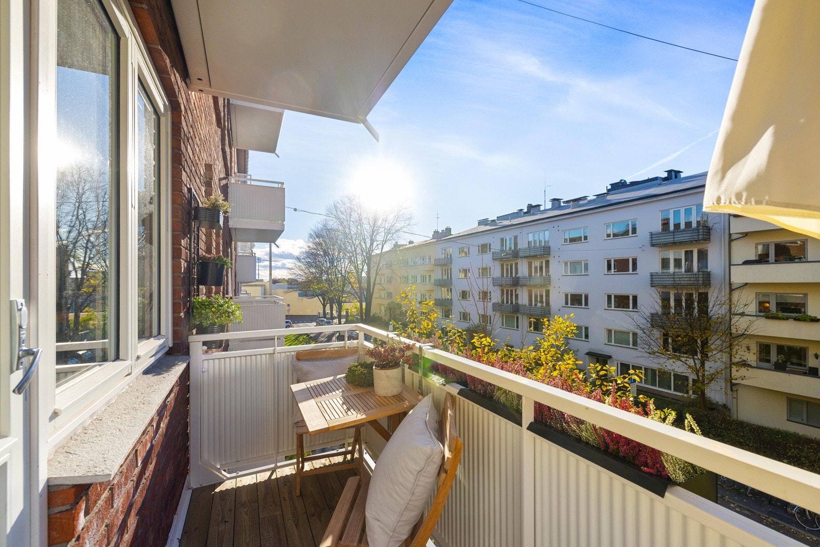 Nybygget balkong i 2024. Galleribilde