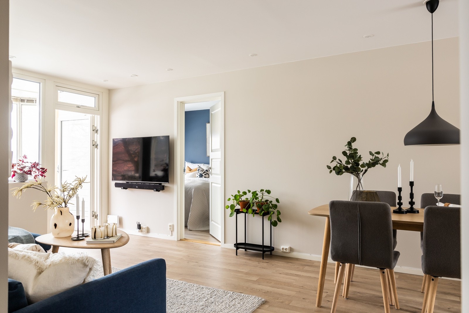 Lekker og gjennomgående 3-roms leilighet. Galleribilde