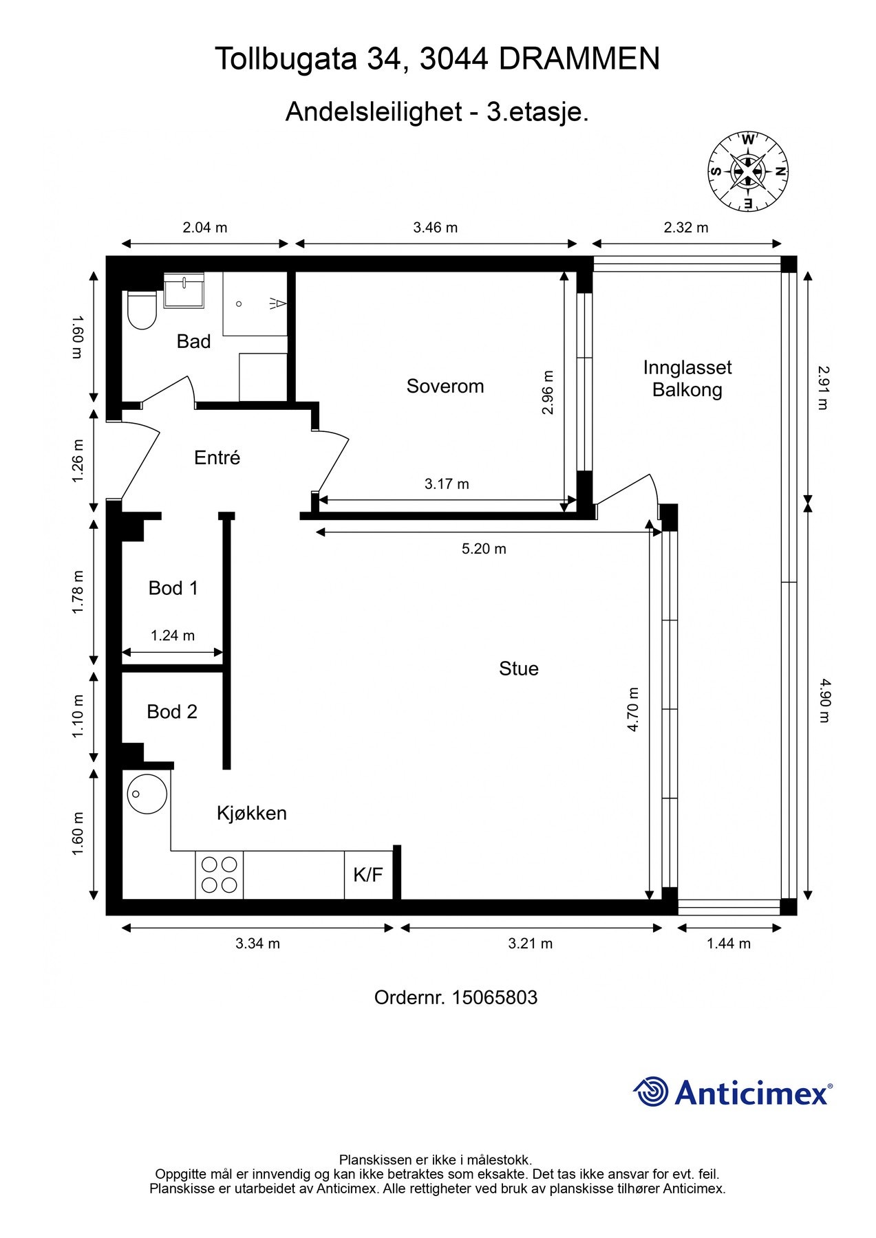 Plantegning Galleribilde