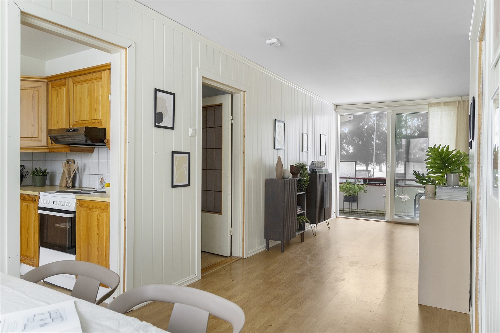 Den åpne løsningen bidrar til en sosial atmosfære. Galleribilde