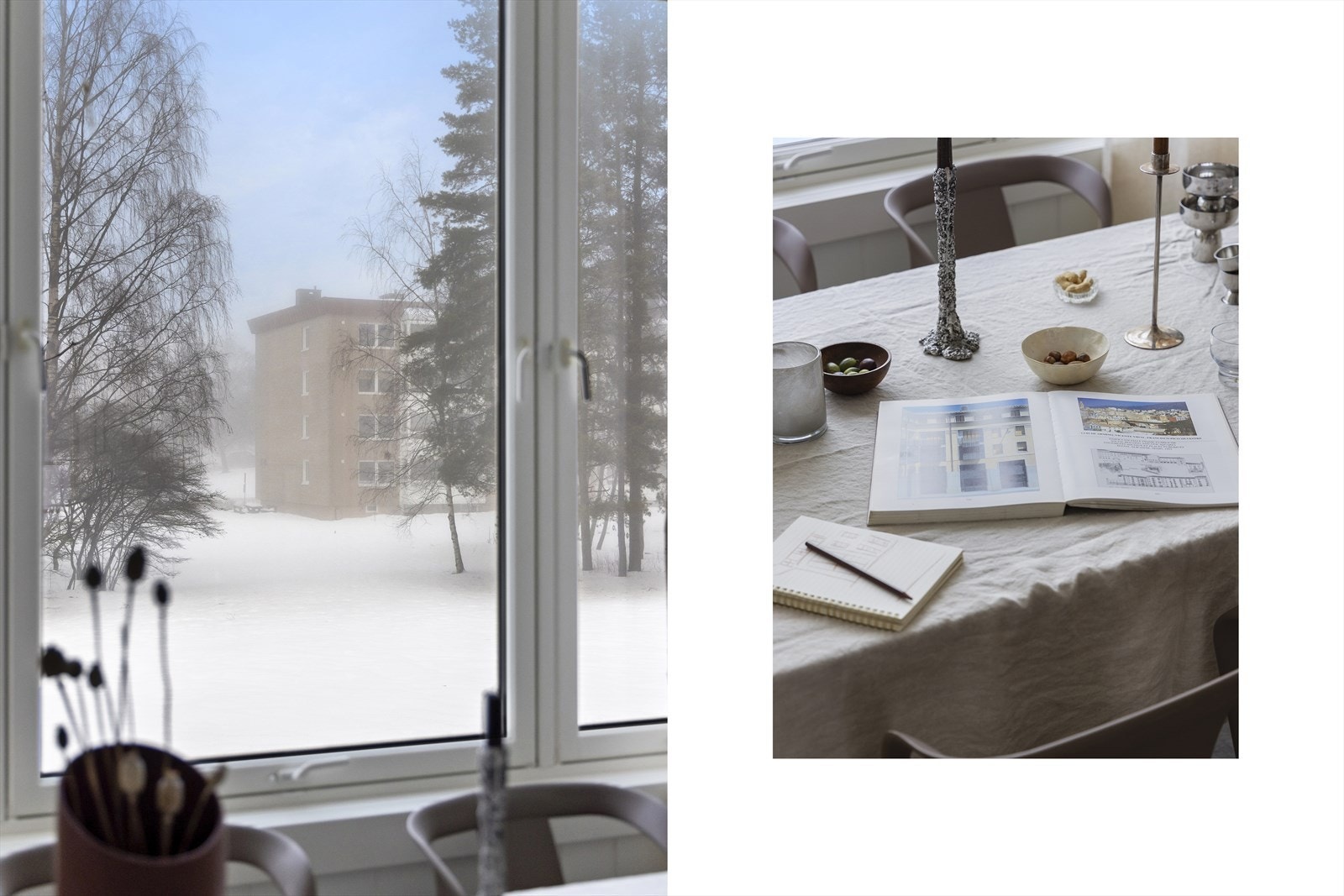 Hyggelig utsyn fra spisestuen. Galleribilde