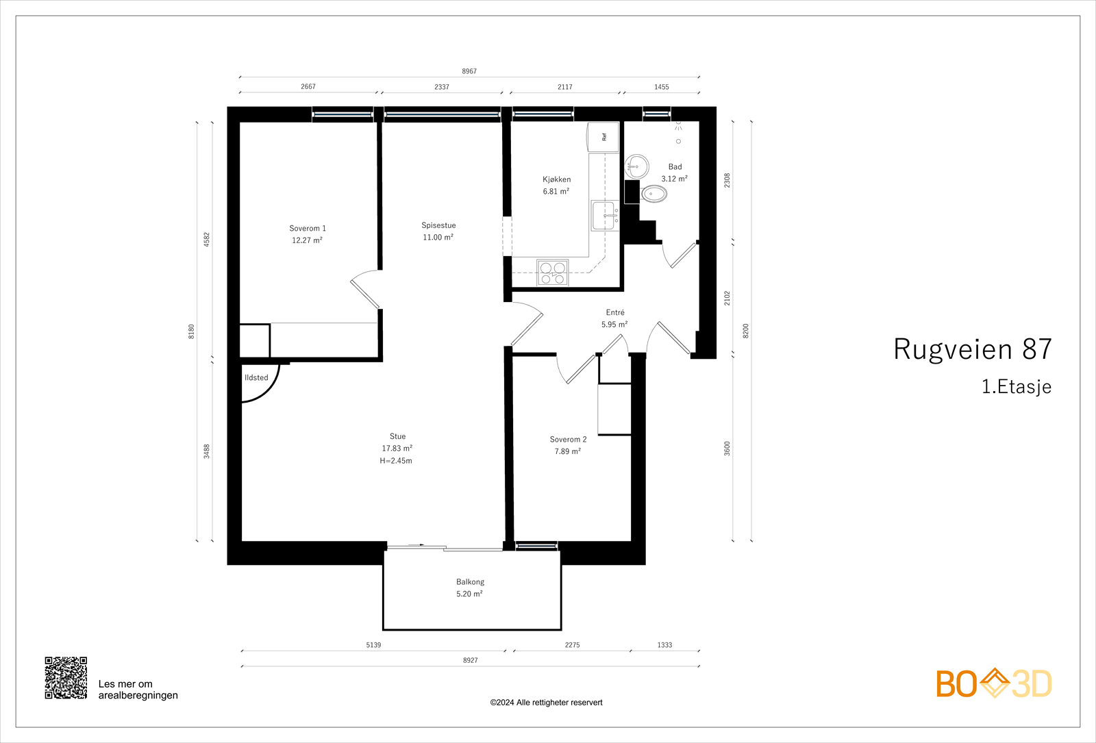 Plantegning. Galleribilde