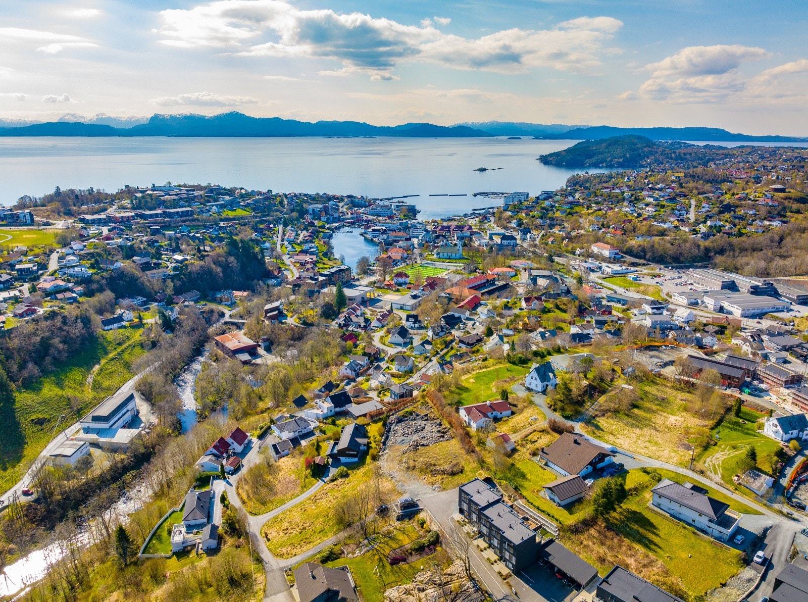Eiendommen har meget fredelige omgivelser, sørvendt beliggenhet, utsikt og kort vei til "alt" - Hva mer kan du ønske deg? Galleribilde