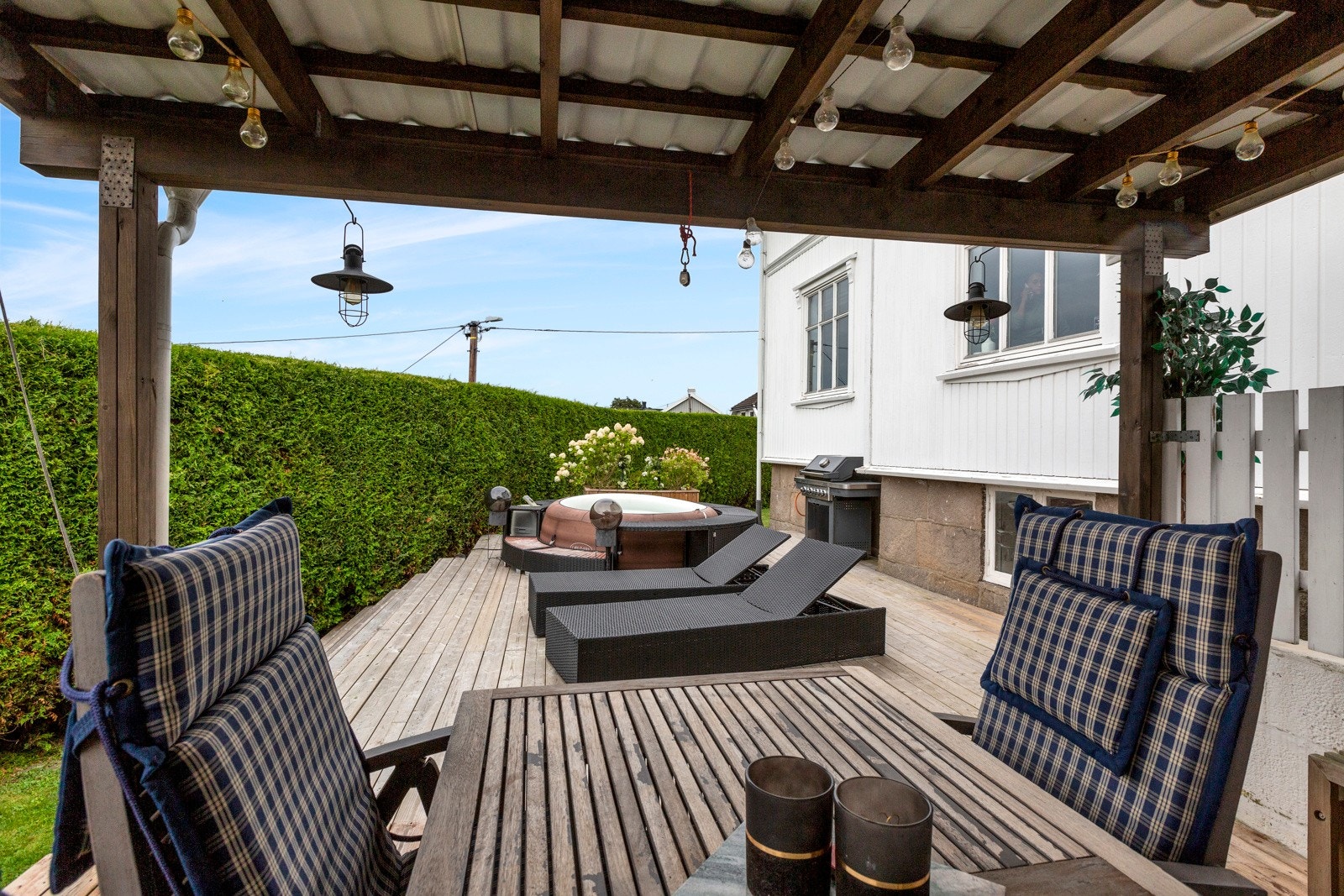 Delvis overbygget på terrassen Galleribilde