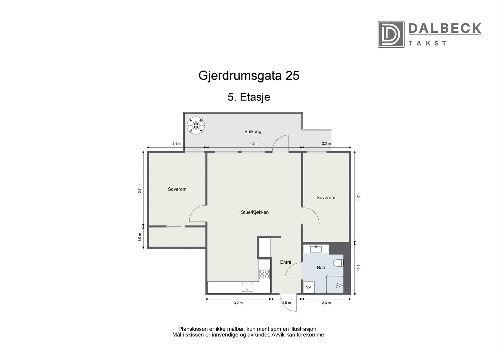 Effektiv og gjennomtenkt plantegning! Galleribilde