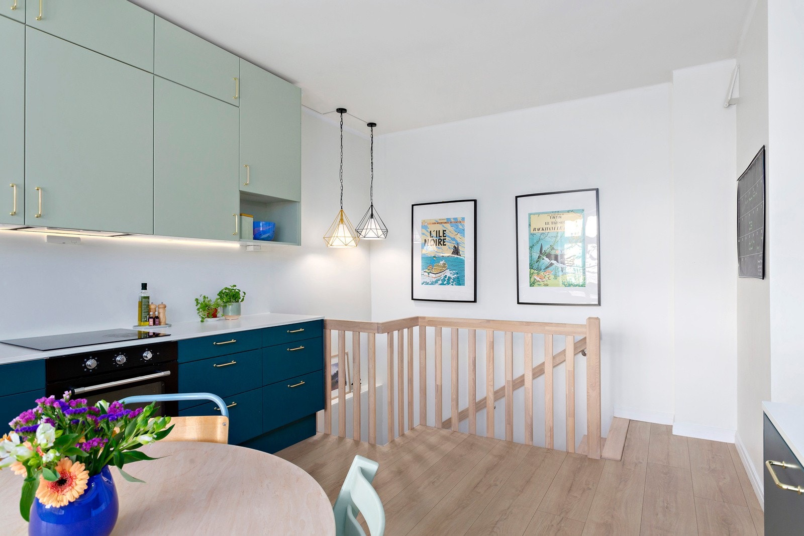 Kjelleretasjen har adkomst via trapp fra kjøkkenet. Galleribilde